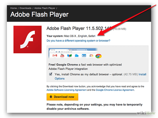 Adobe flash player update mac